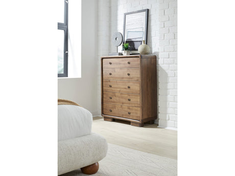 Boka Impala Five Drawer Acacia Wood Chest - Ornate Home