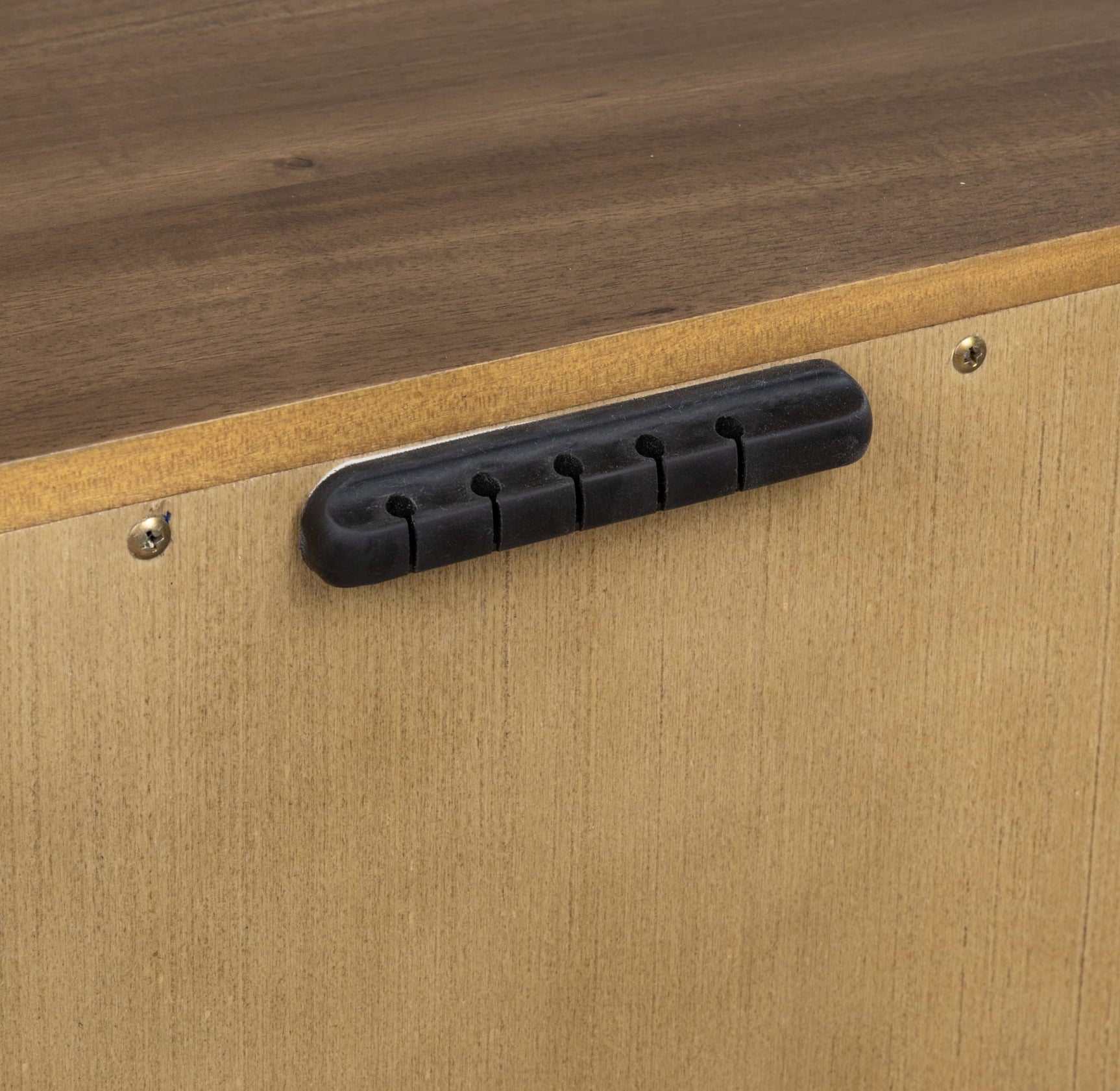 Boka Impala Three Drawer Acacia Wood Nightstand - Ornate Home