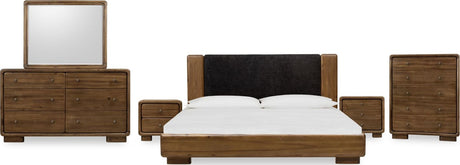 Boka Impala Three Drawer Acacia Wood Nightstand - Ornate Home