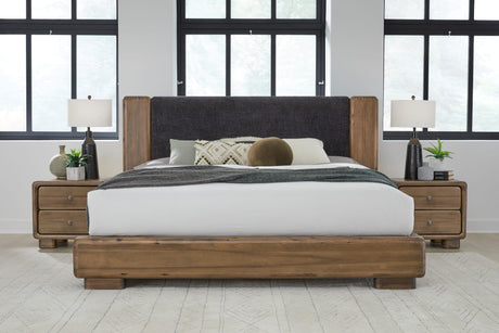 Boka Impala Two Drawer Acacia Wood Nightstand - Ornate Home