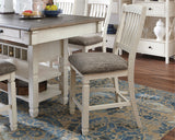 Bolanburg Antique White Counter Height Dining Table and 4 Barstools (Online Special Price) - Ornate Home