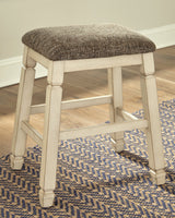 Bolanburg Antique White Counter Height Dining Table and 4 Barstools (Online Special Price) - Ornate Home
