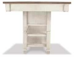 Bolanburg Antique White Counter Height Dining Table and 4 Barstools - Ornate Home