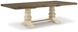 Bolanburg Antique White Dining Extension Table &10 Chairs & Server (Online Special Price) - Ornate Home