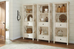 Bolanburg Antique White Display Cabinet - Ornate Home