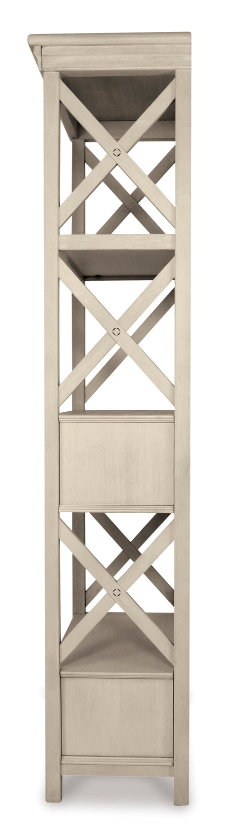 Bolanburg Antique White Display Cabinet - Ornate Home