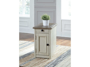 Bolanburg Chairside End Table with USB Ports & Outlets (Online Special Price) - Ornate Home