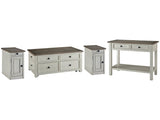 Bolanburg Two-tone Coffee Table and 2 Chairside End Tables with Console (Online Special Price) - Ornate Home