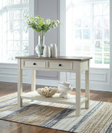 Bolanburg Two-tone Coffee Table and 2 Chairside End Tables with Console (Online Special Price) - Ornate Home