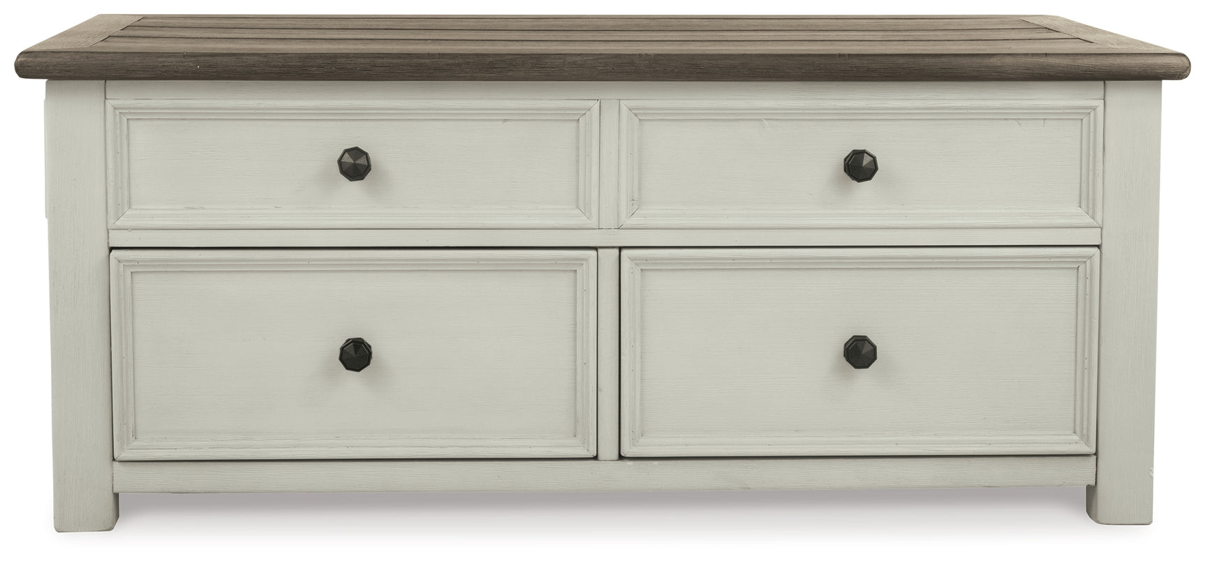 Bolanburg Two-tone Coffee Table and 2 Chairside End Tables with Console - Ornate Home