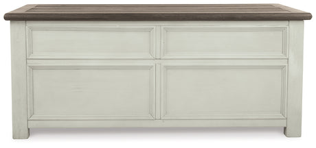 Bolanburg Two-tone Coffee Table and 2 Chairside End Tables with Console - Ornate Home