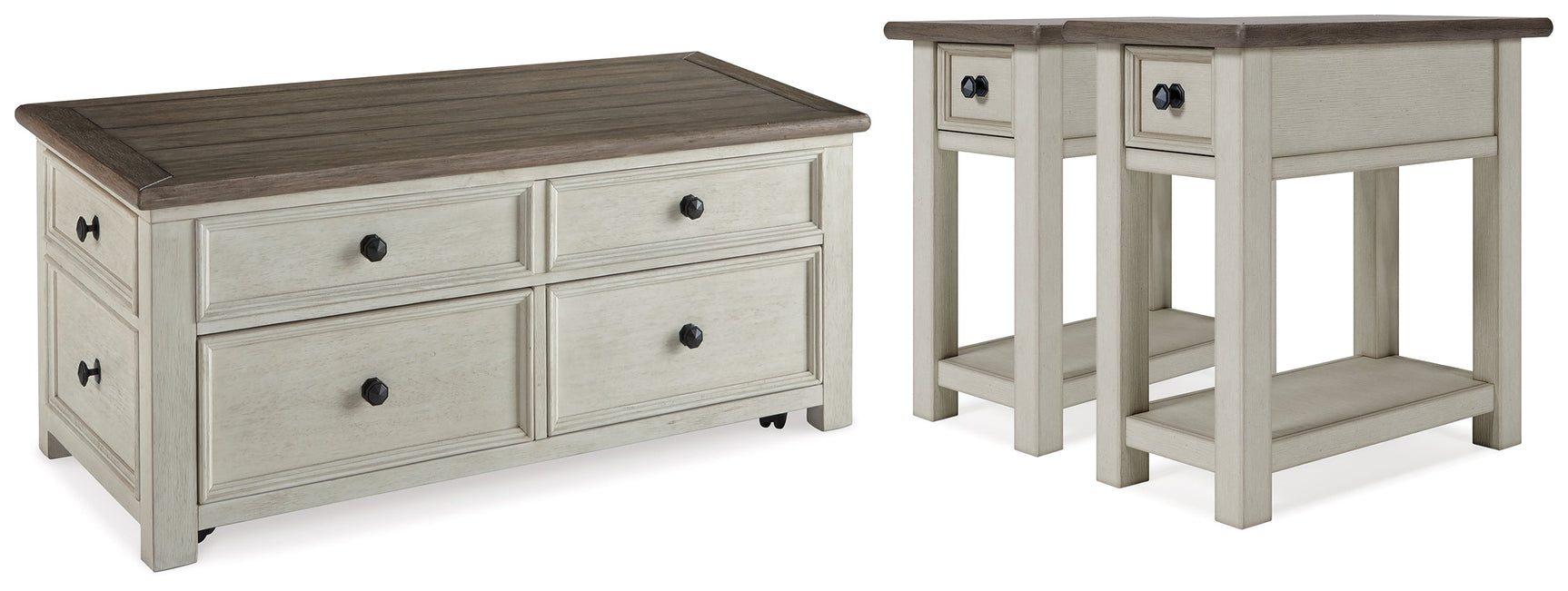Bolanburg Two-tone Coffee Table and 2 End Tables (Online Special Price) - Ornate Home