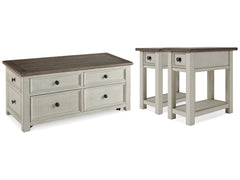 Bolanburg Two-tone Coffee Table and 2 End Tables - Ornate Home