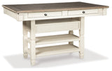 Bolanburg Two-tone Counter Height Dining Table and 6 Barstools with Server (Online Special Price) - Ornate Home