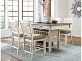Bolanburg Two-tone Counter Height Dining Table w/4 Barstools (Online Special Price) - Ornate Home