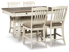 Bolanburg Two-tone Counter Height Dining Table w/4 Barstools - Ornate Home