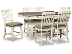 Bolanburg Two-tone Counter Height Dining Table w/6 Barstools - Ornate Home