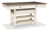 Bolanburg Two-tone Counter Height Dining Table w/6 Barstools - Ornate Home