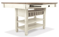 Bolanburg Two-tone Counter Height Dining Table w/6 Barstools - Ornate Home