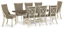 Bolanburg Two-tone Dining Extension Table and 8 Chairs - Ornate Home