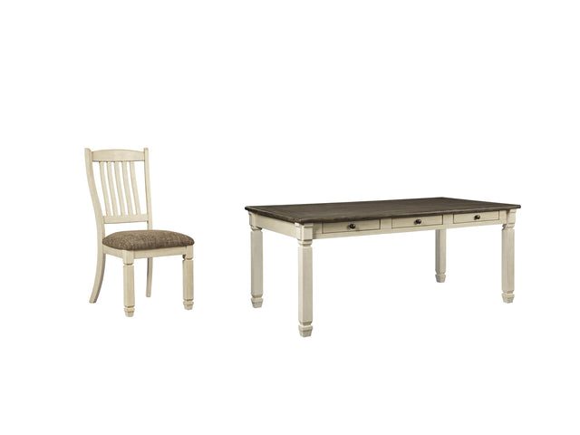 Bolanburg Two-tone Dining Table with 4 Chairs - Ornate Home
