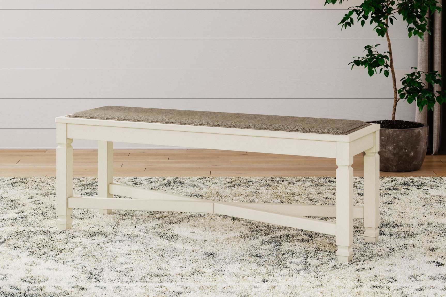 Bolanburg Two-tone Dining Table with 8 Chairs and Bench with Server and 2 Stools (Online Special Price) - Ornate Home