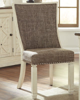 Bolanburg Two-tone Dining Table with 8 Chairs and Bench with Server and 2 Stools (Online Special Price) - Ornate Home