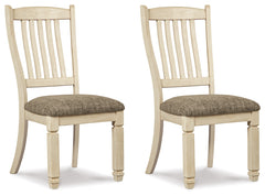 Bolanburg Two-tone Extension Dining Table, 4 Chairs and Bench - Ornate Home