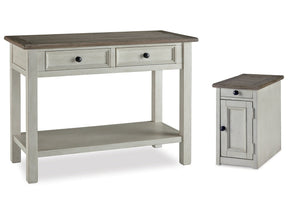 Bolanburg Two-tone Sofa Table and Chair Side End Table (Online Special Price) - Ornate Home
