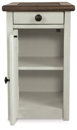 Bolanburg Two-tone Sofa Table and Chair Side End Table - Ornate Home