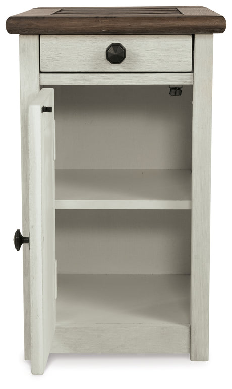 Bolanburg Two-tone Sofa Table and Chair Side End Table - Ornate Home