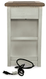 Bolanburg Two-tone Sofa Table and Chair Side End Table - Ornate Home