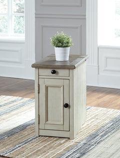 Bolanburg Two-tone Sofa Table and Chair Side End Table - Ornate Home