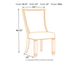 Bolanburg White Dining Table, 6 Chairs and Bench - Ornate Home