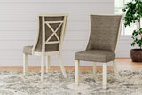 Bolanburg White Dining Table, 6 Chairs and Bench - Ornate Home