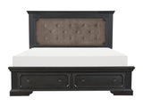 Bolingbrook Charcoal California King Platform Bed - Ornate Home