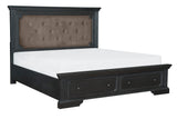 Bolingbrook Charcoal California King Platform Bed - Ornate Home