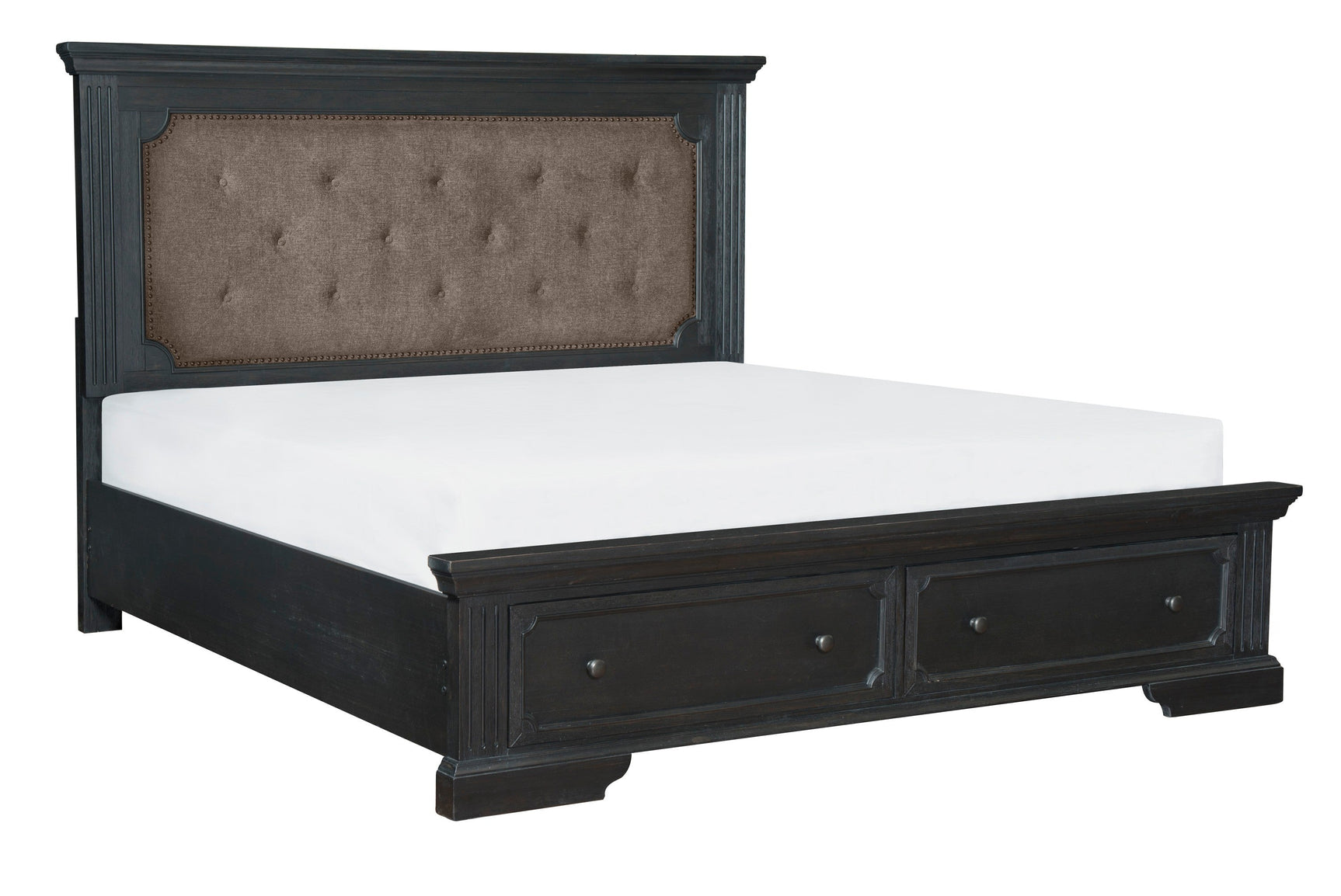 Bolingbrook Charcoal California King Platform Bed - Ornate Home