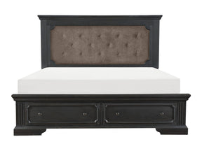 Bolingbrook Charcoal Eastern King Platform Bed - Ornate Home