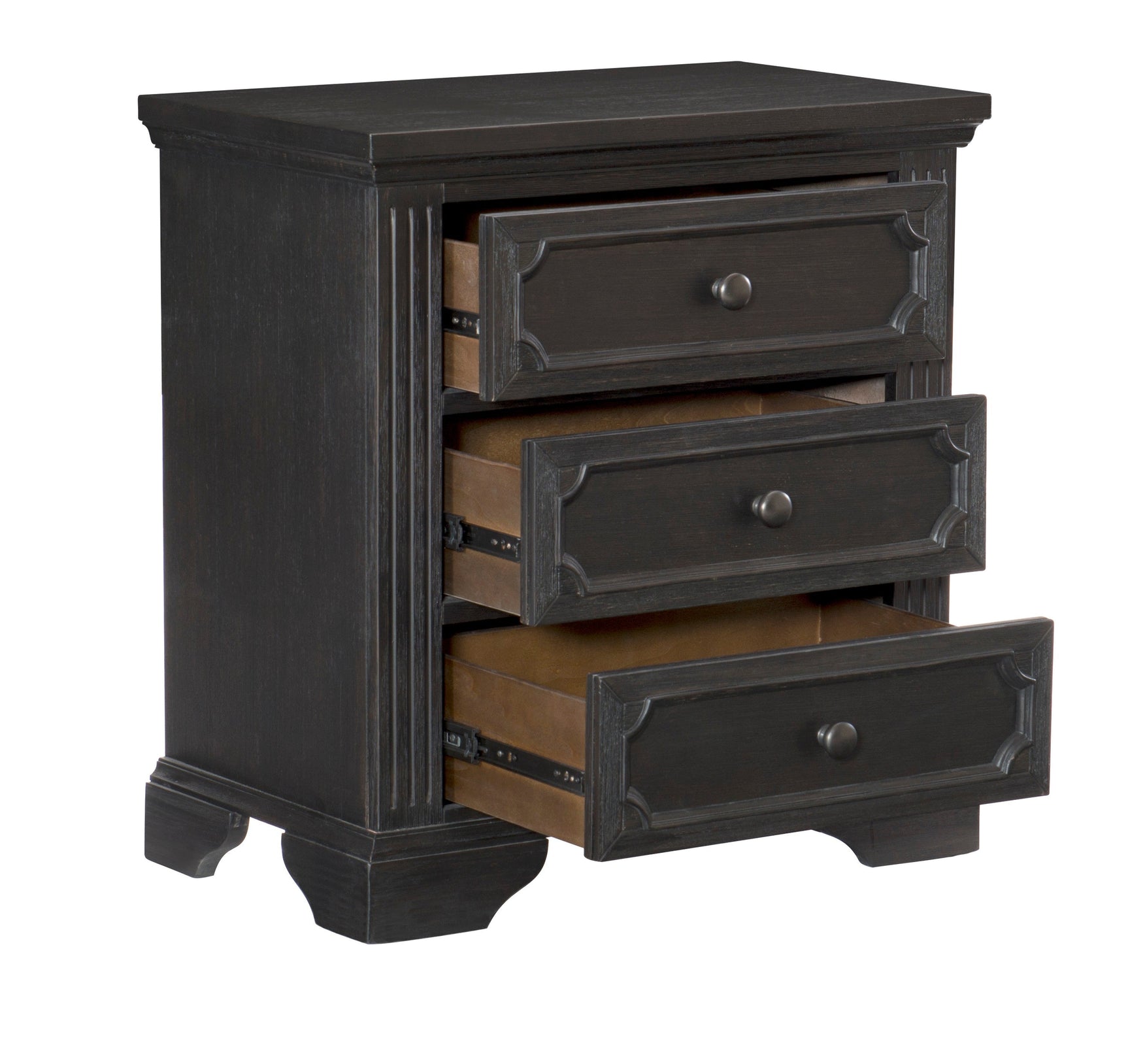 Bolingbrook Charcoal Nightstand - Ornate Home