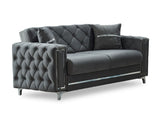 Bolivya Grey 3-pieces (Sofa & Loveseat & Chair) Living Room Set