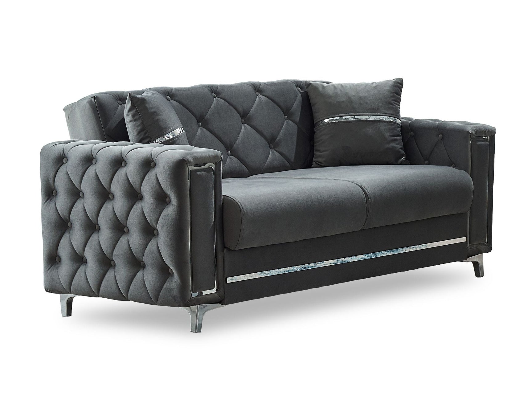 Bolivya Grey 3-pieces (Sofa & Loveseat & Chair) Living Room Set