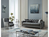 Bolivya Grey 3-pieces (Sofa & Loveseat & Chair) Living Room Set