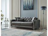 Bolivya Grey 3-pieces (Sofa & Loveseat & Chair) Living Room Set