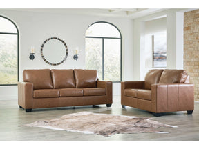 Bolsena Caramel Leather Living Room Set / 2pc (Online Special Price) - Ornate Home