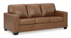 Bolsena Caramel Leather Living Room Set / 2pc - Ornate Home