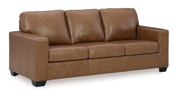 Bolsena Caramel Leather Living Room Set / 2pc - Ornate Home