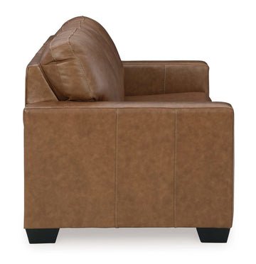 Bolsena Caramel Leather Living Room Set / 2pc - Ornate Home