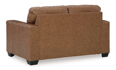 Bolsena Caramel Leather Living Room Set / 2pc - Ornate Home