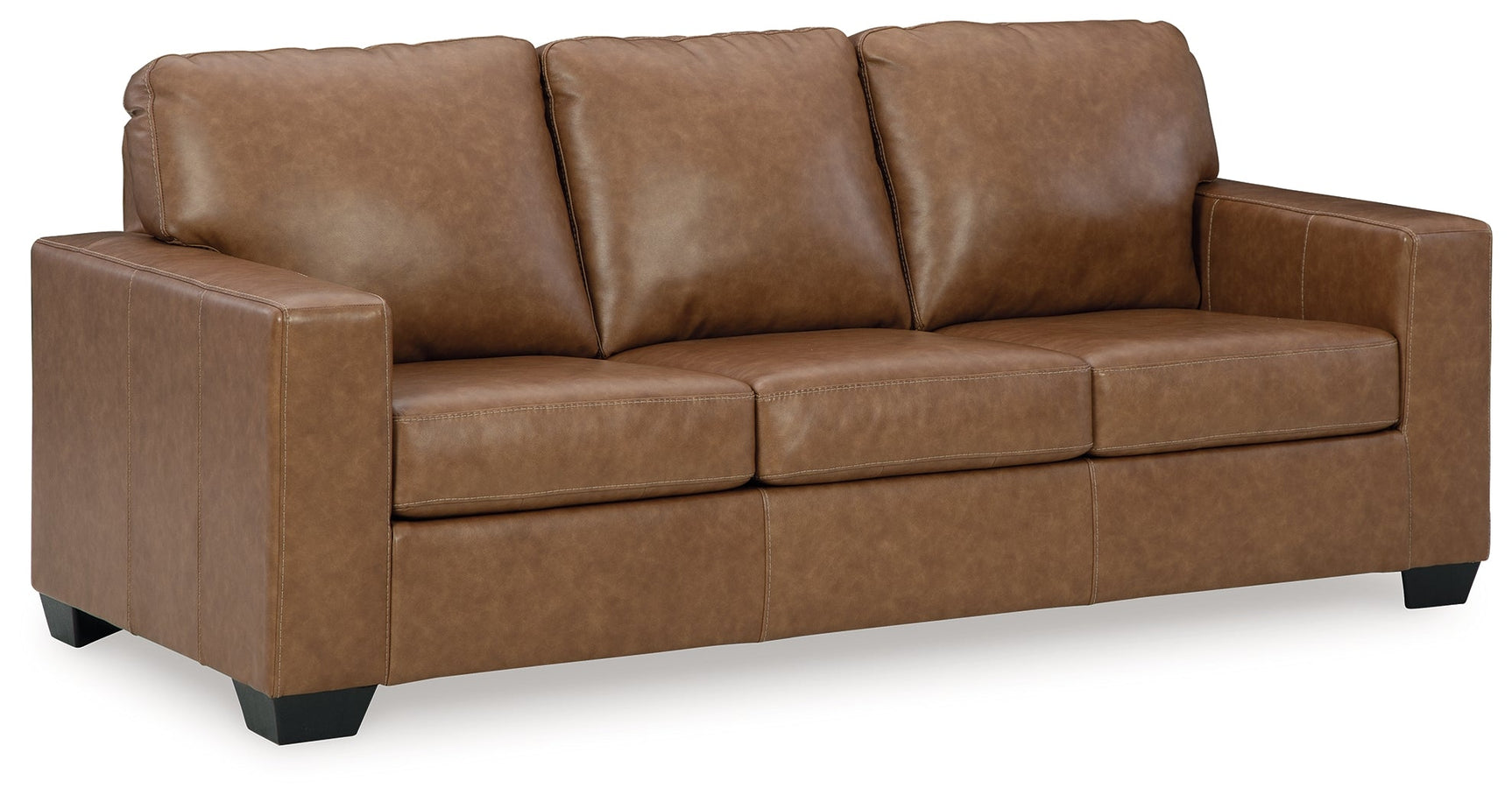 Bolsena Caramel Leather Queen Sofa Sleeper (Online Special Price) - Ornate Home